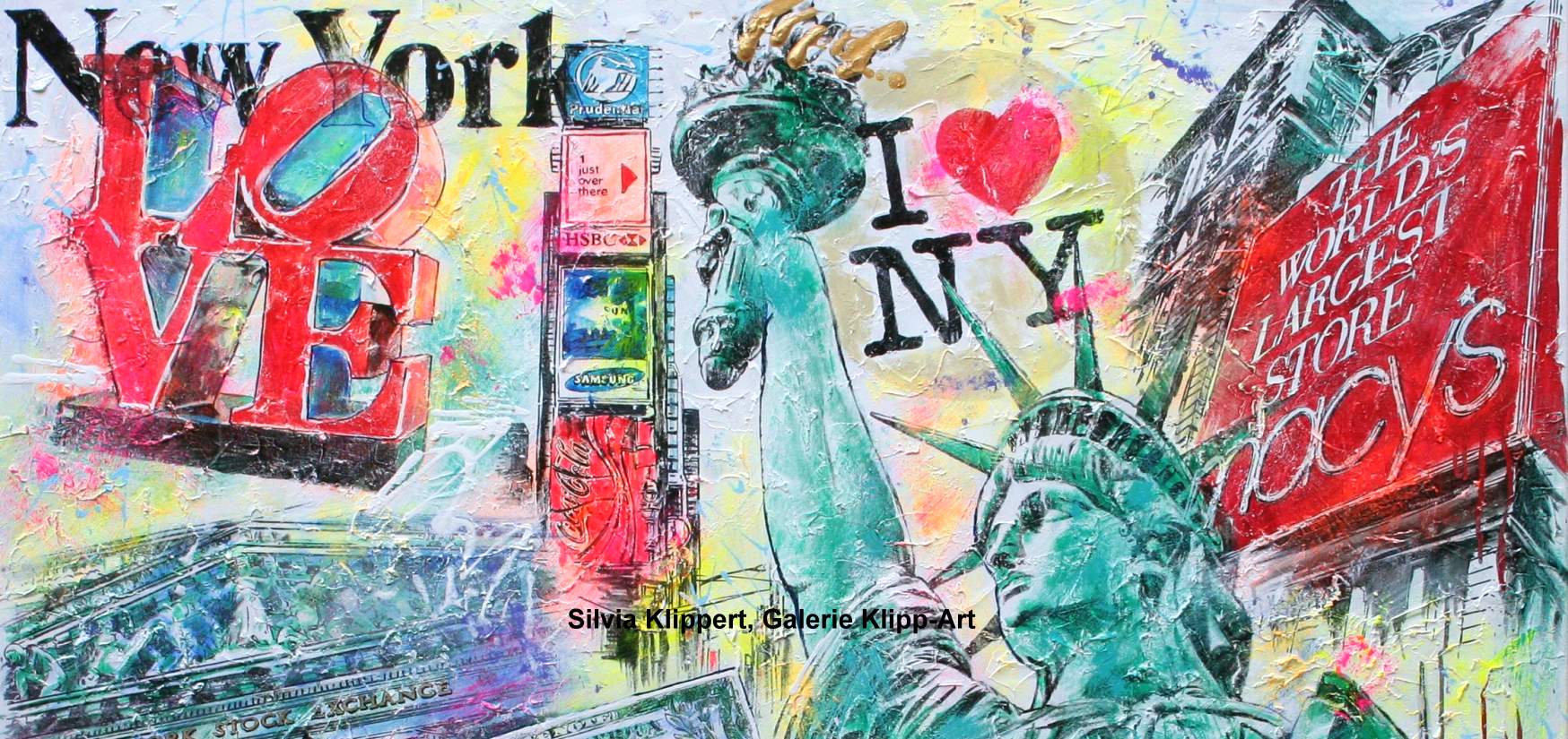 USA New York Pop Art Gemlde painting leinwand Kuba Duesseldorf