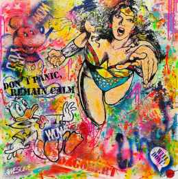 Galerie Dsseldorf Pop-Art Comics wonder woman
